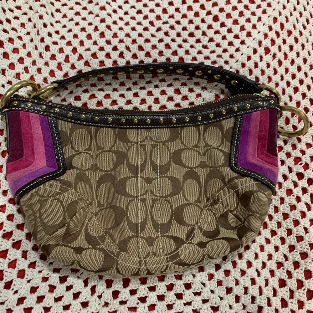 Coach Small Tan/Brown Purse